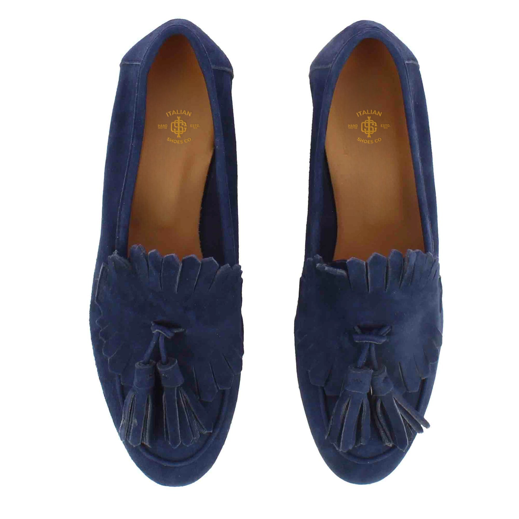 Suede Blue Women's Moccasin