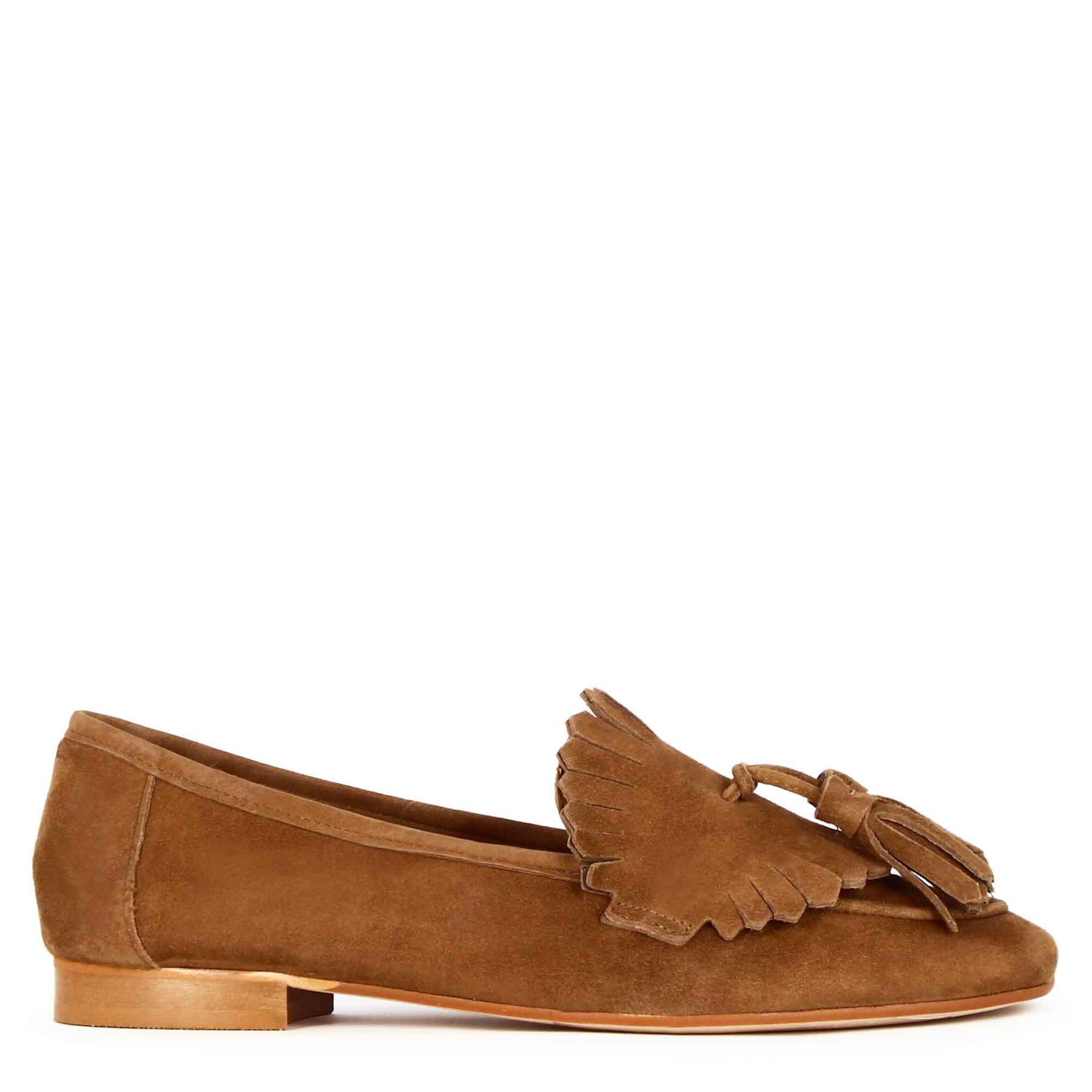 Brown Suede Women's Moccasin