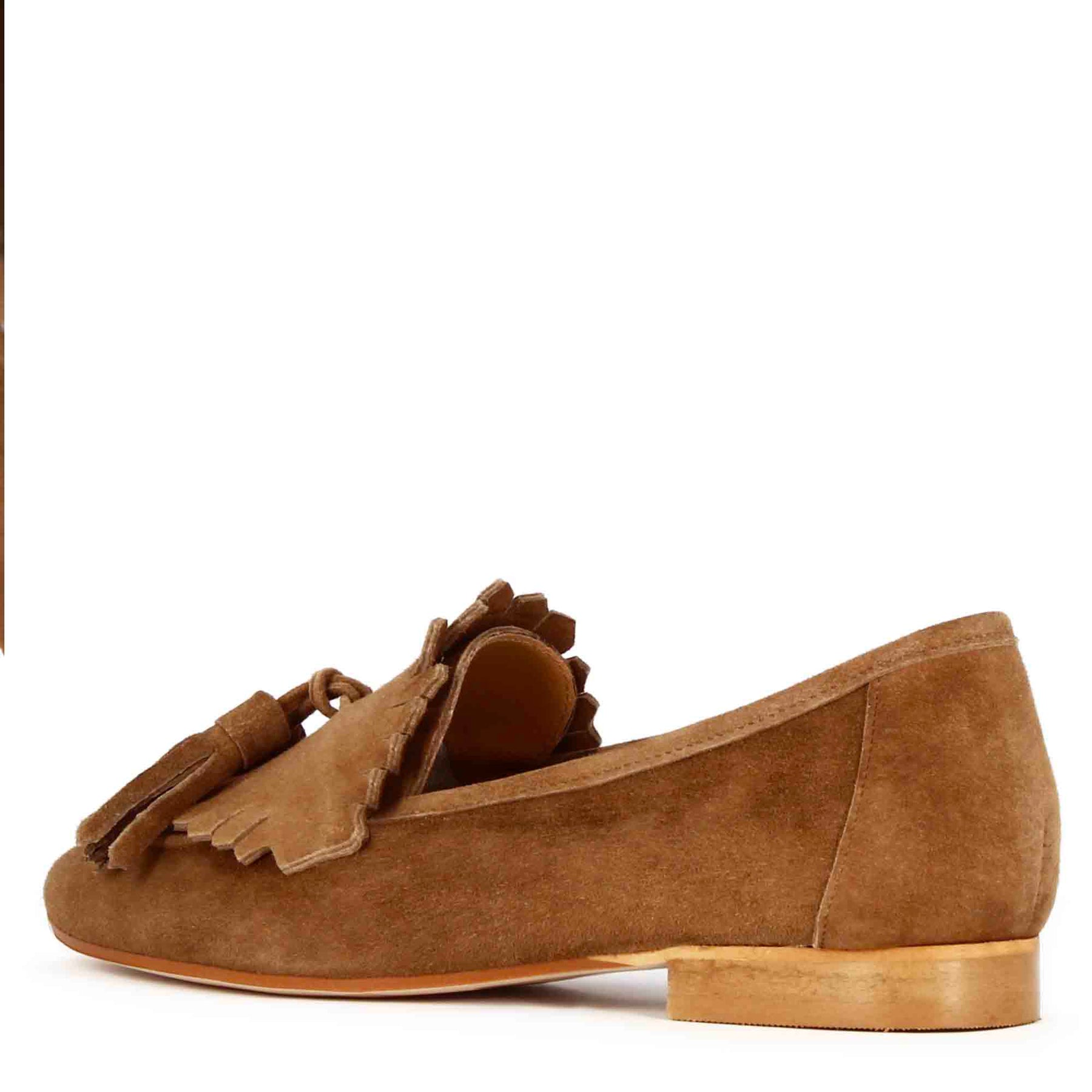Brown Suede Women's Moccasin