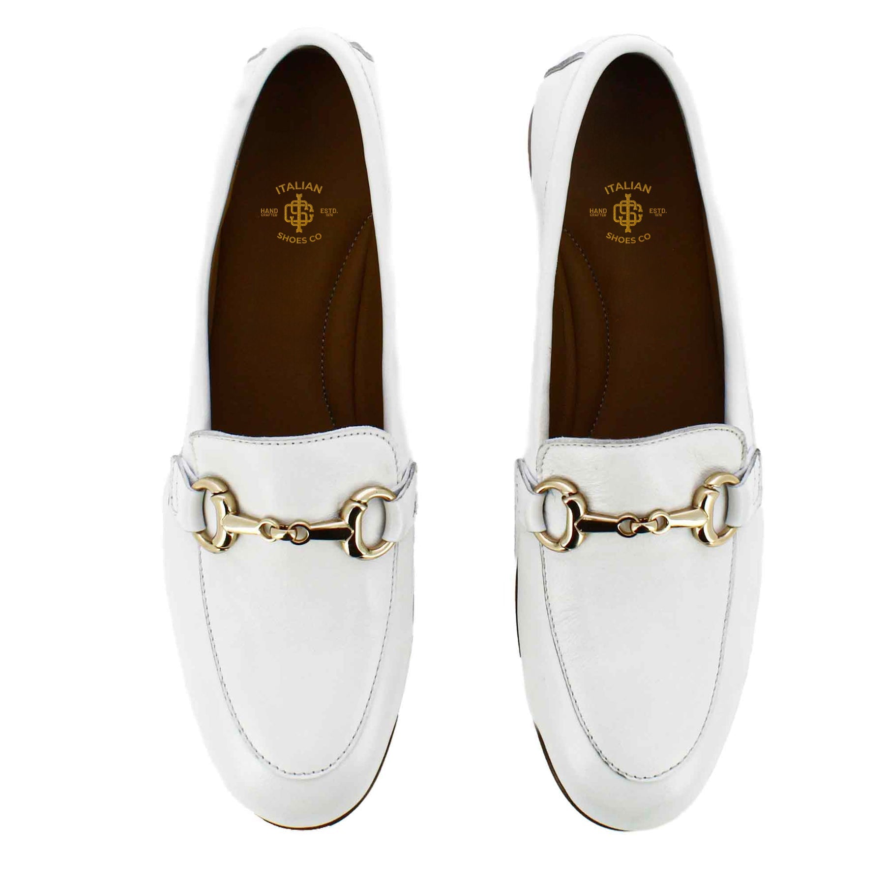 White Leather Women's Moccasin