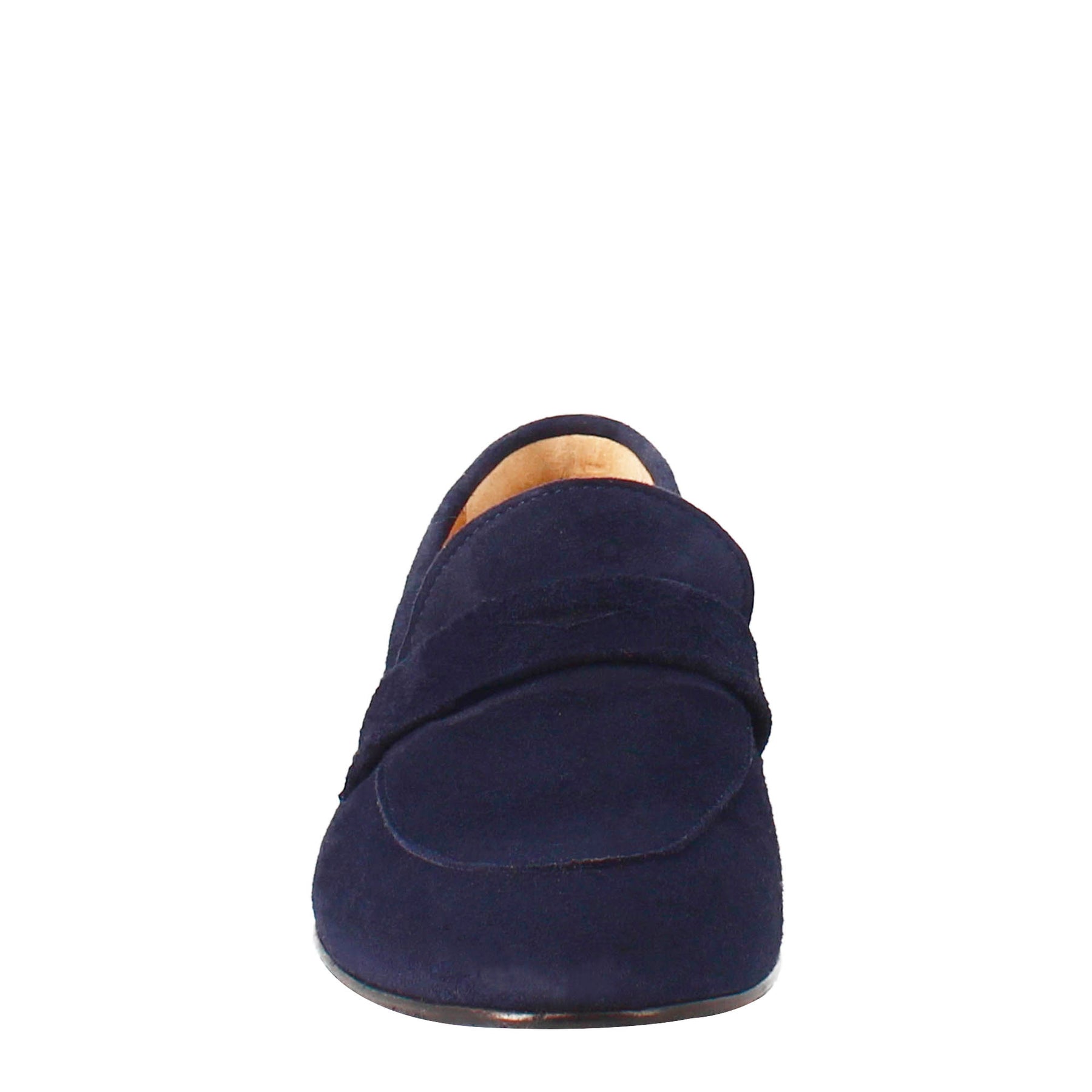Blue Suede Women's Moccasin