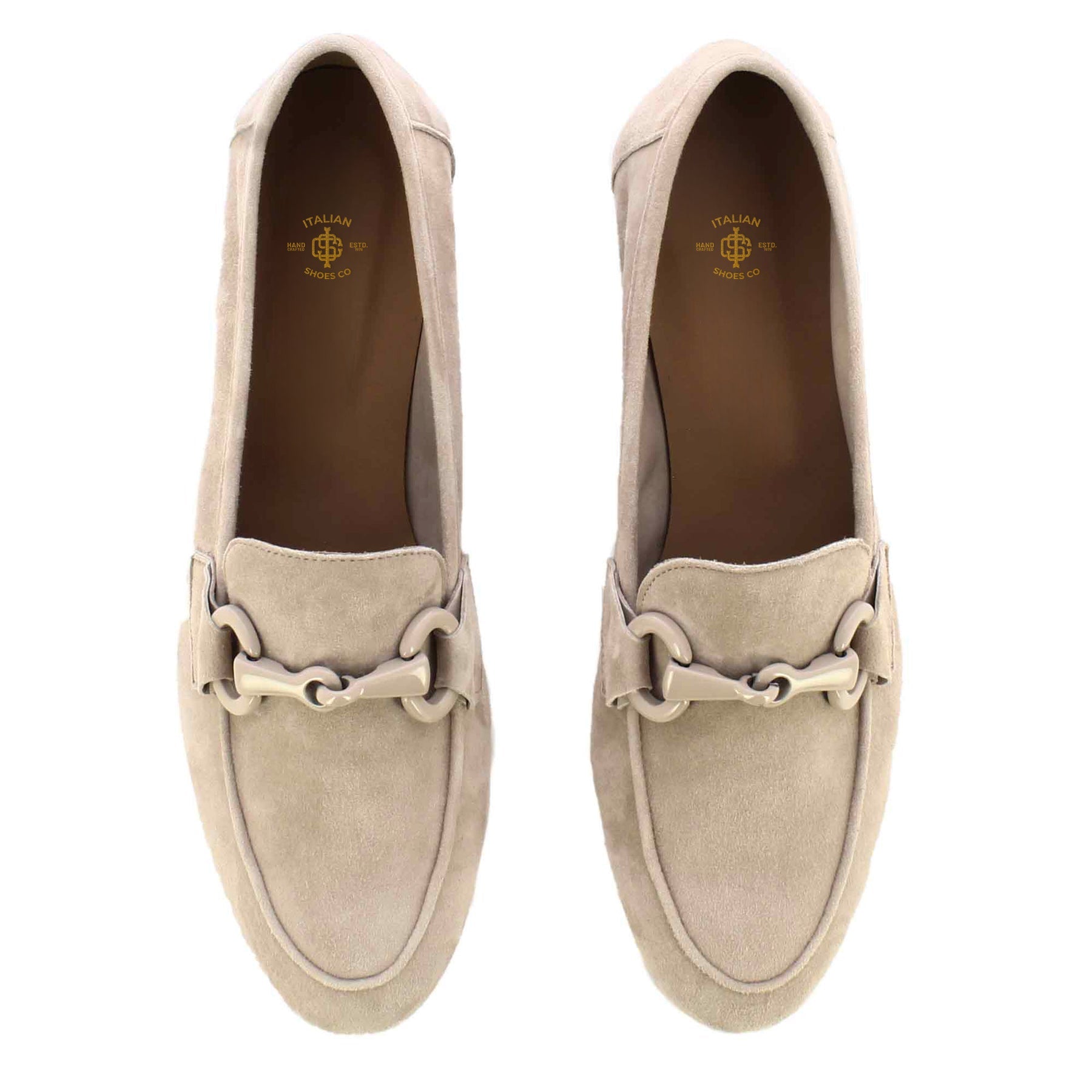 Women's Beige Suede Moccasin