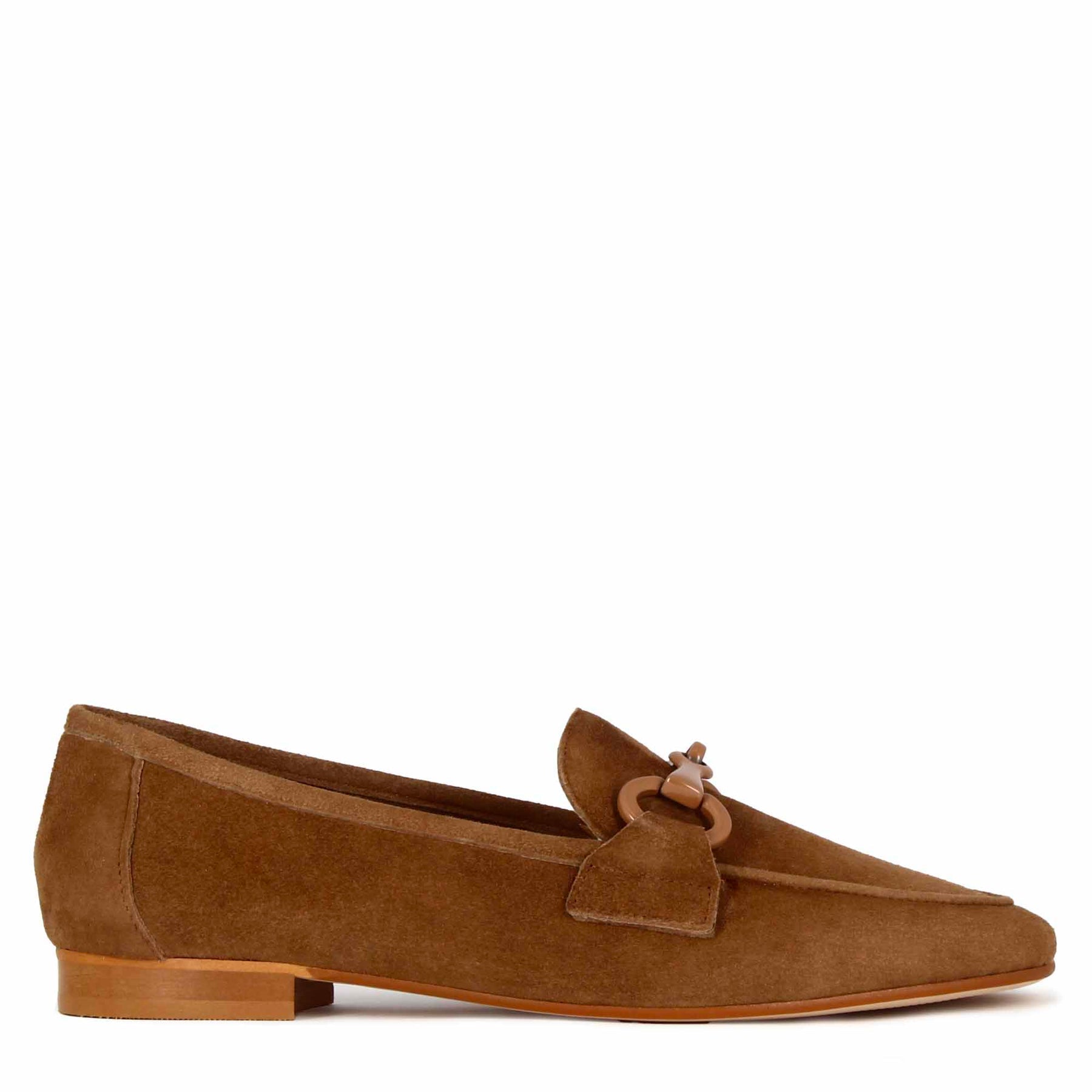 Women's Suede Moccasine in Light