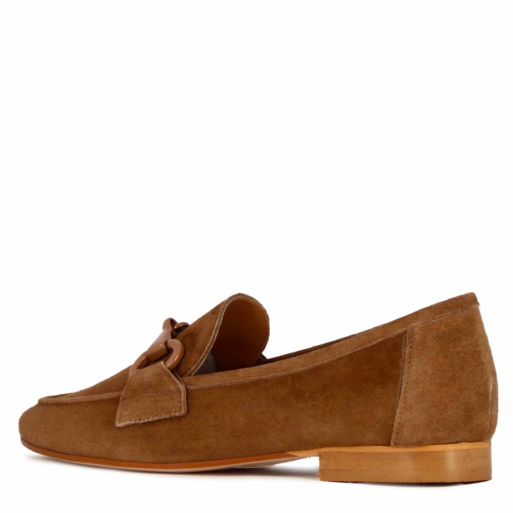 Women's Suede Moccasine in Light