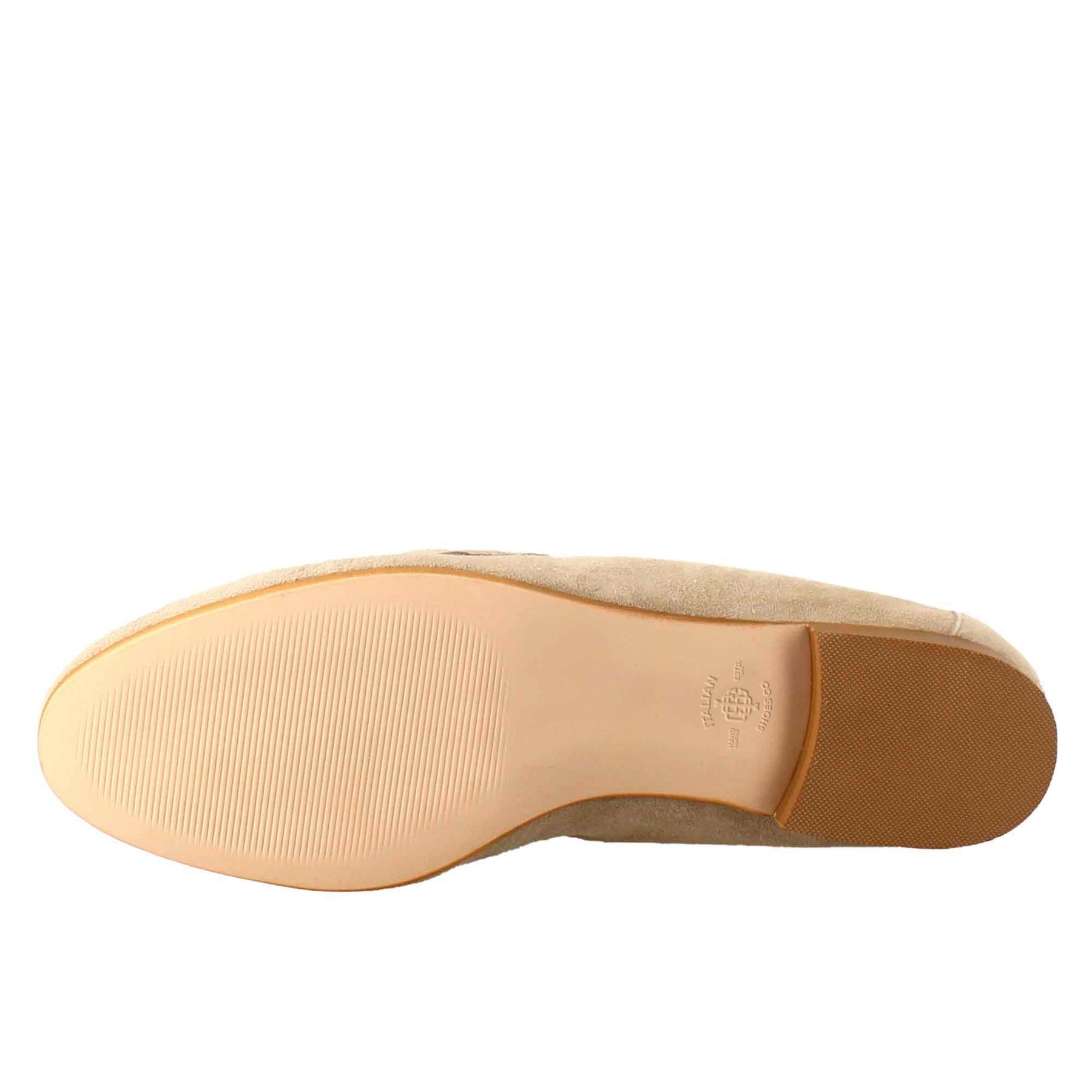 Women's Moccasin in Taupe Suede