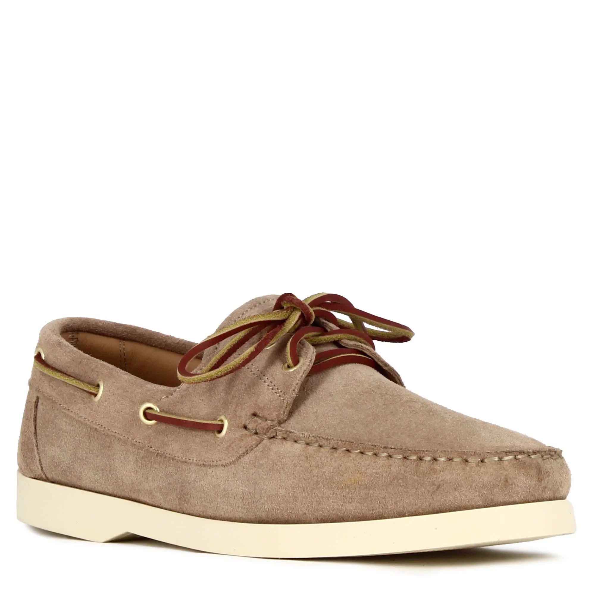 Men's boat moccasin in suede