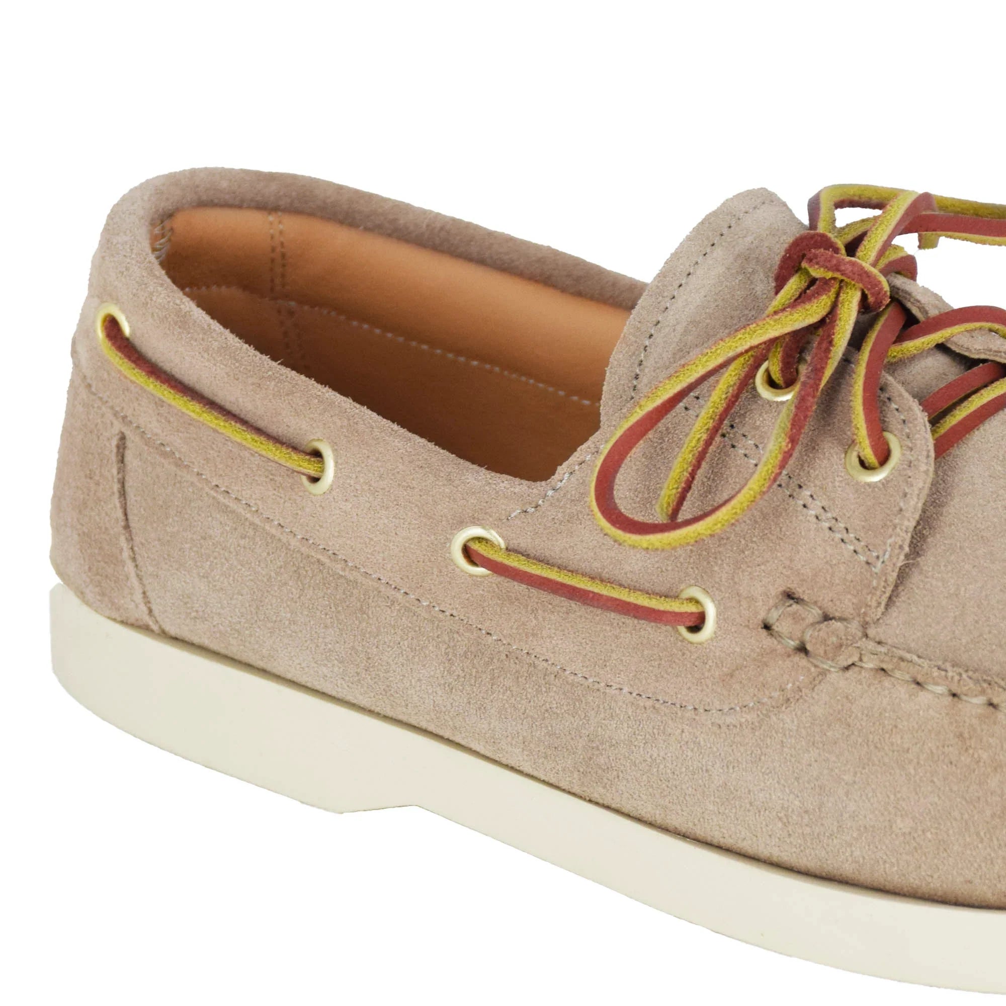 Men's boat moccasin in suede