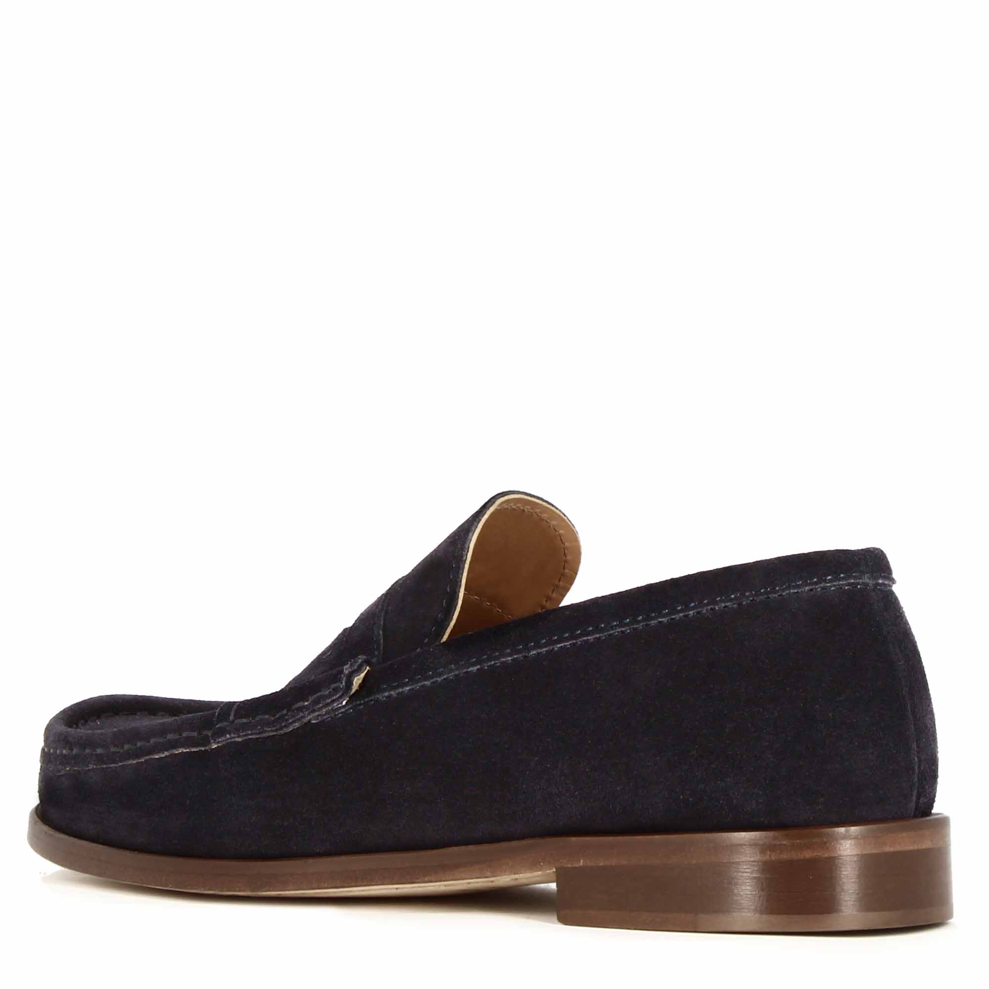 suede leather loafer