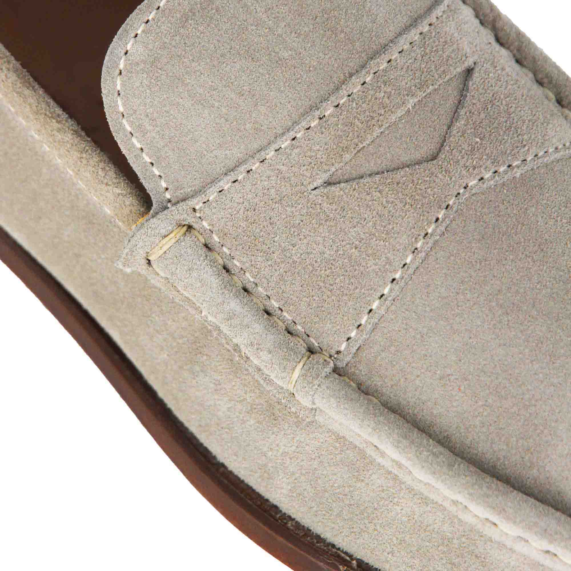 penny Suede Leather Loafer