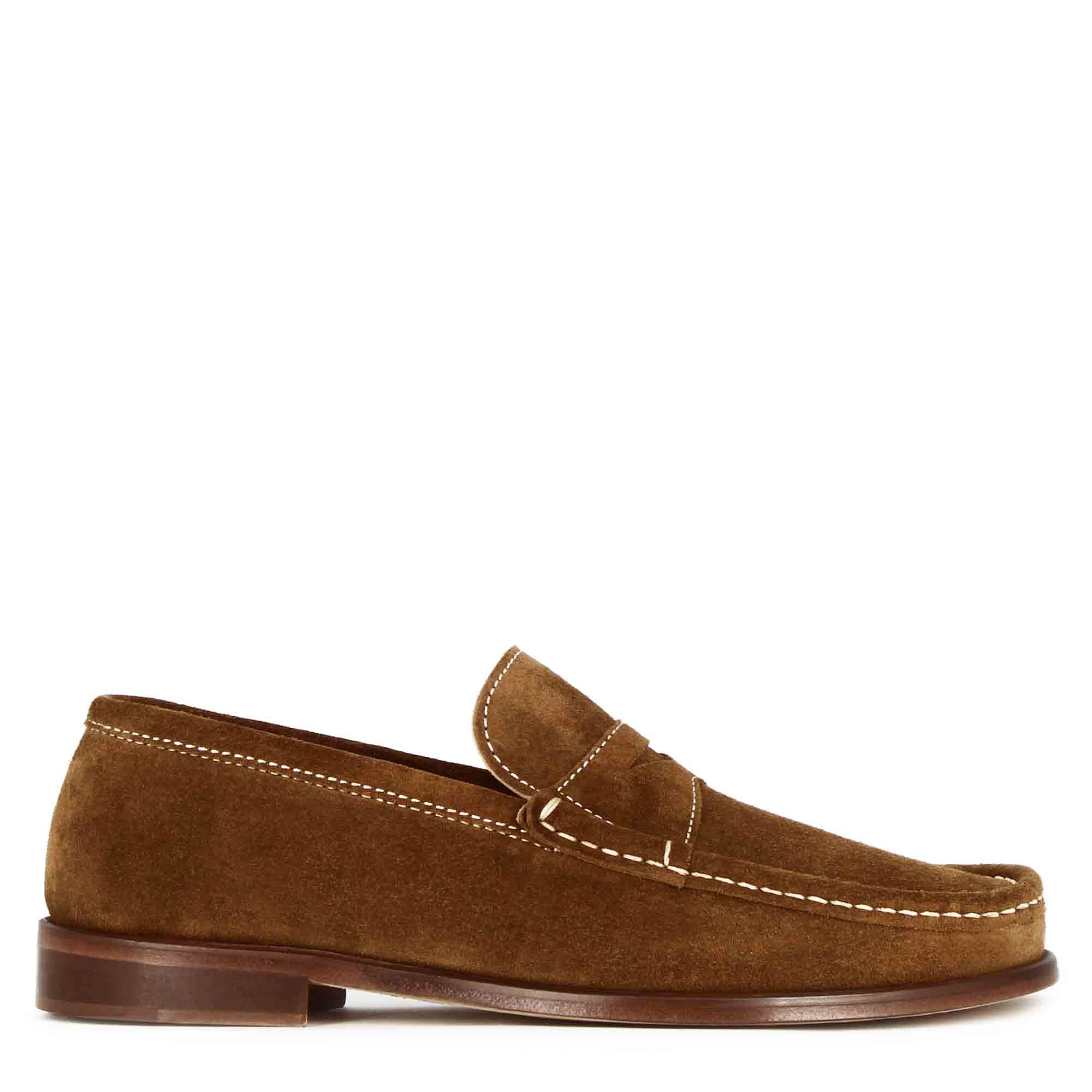 Handmade suede men's Loafer