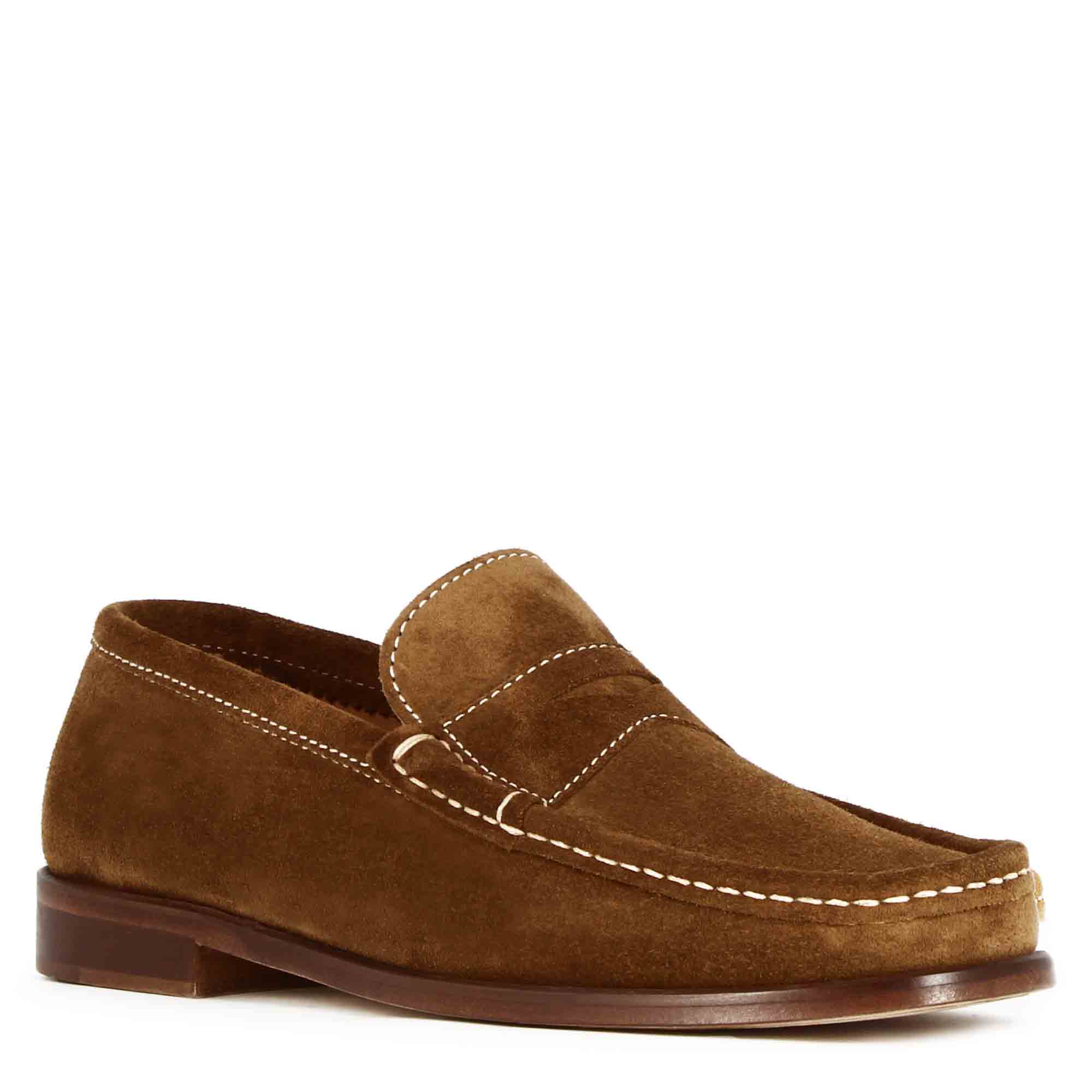 Handmade suede men's Loafer