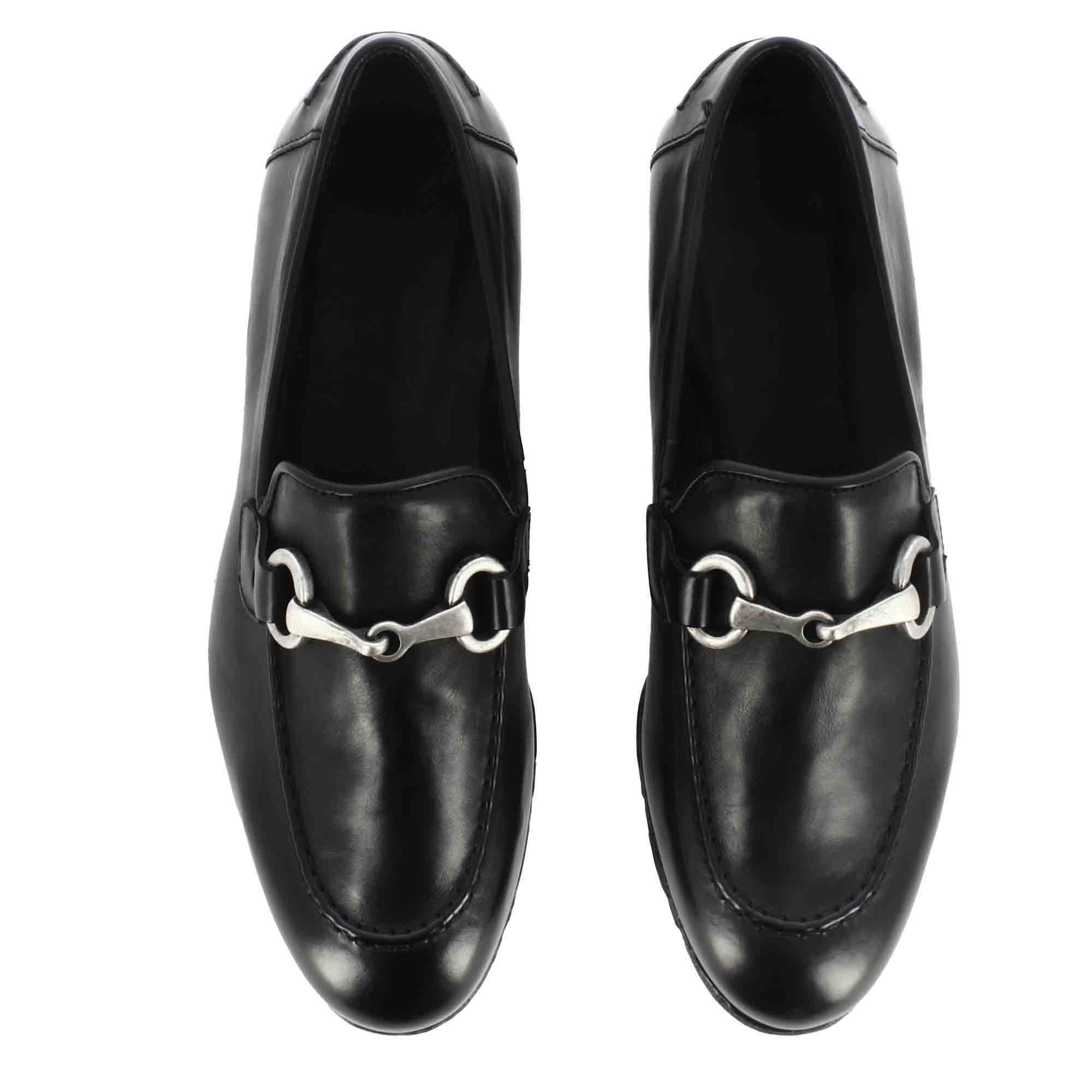 Men's leather moccasin