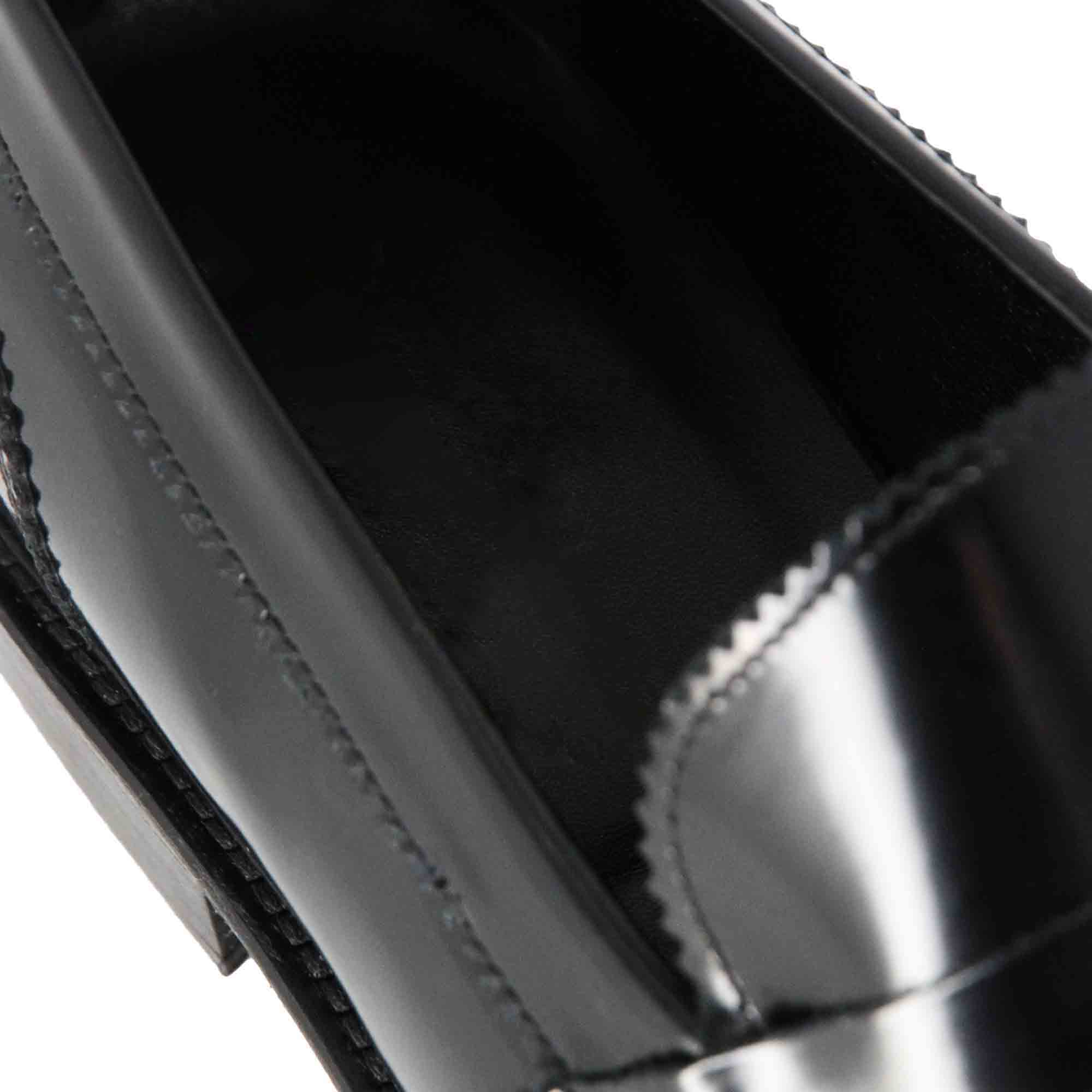 Classic Shiny Leather Moccasin