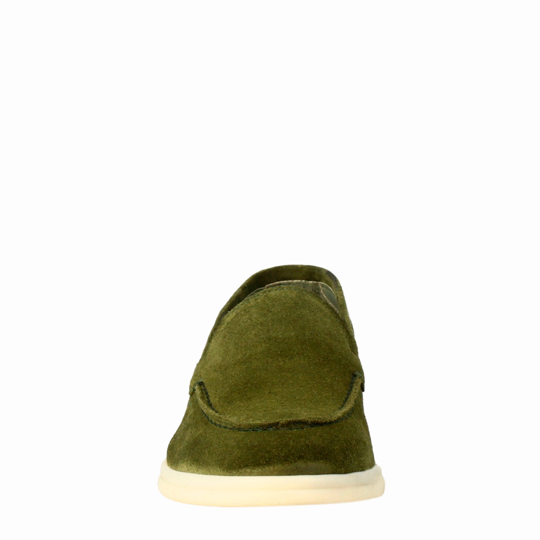 Flexible Green Suede Women's Moccasin