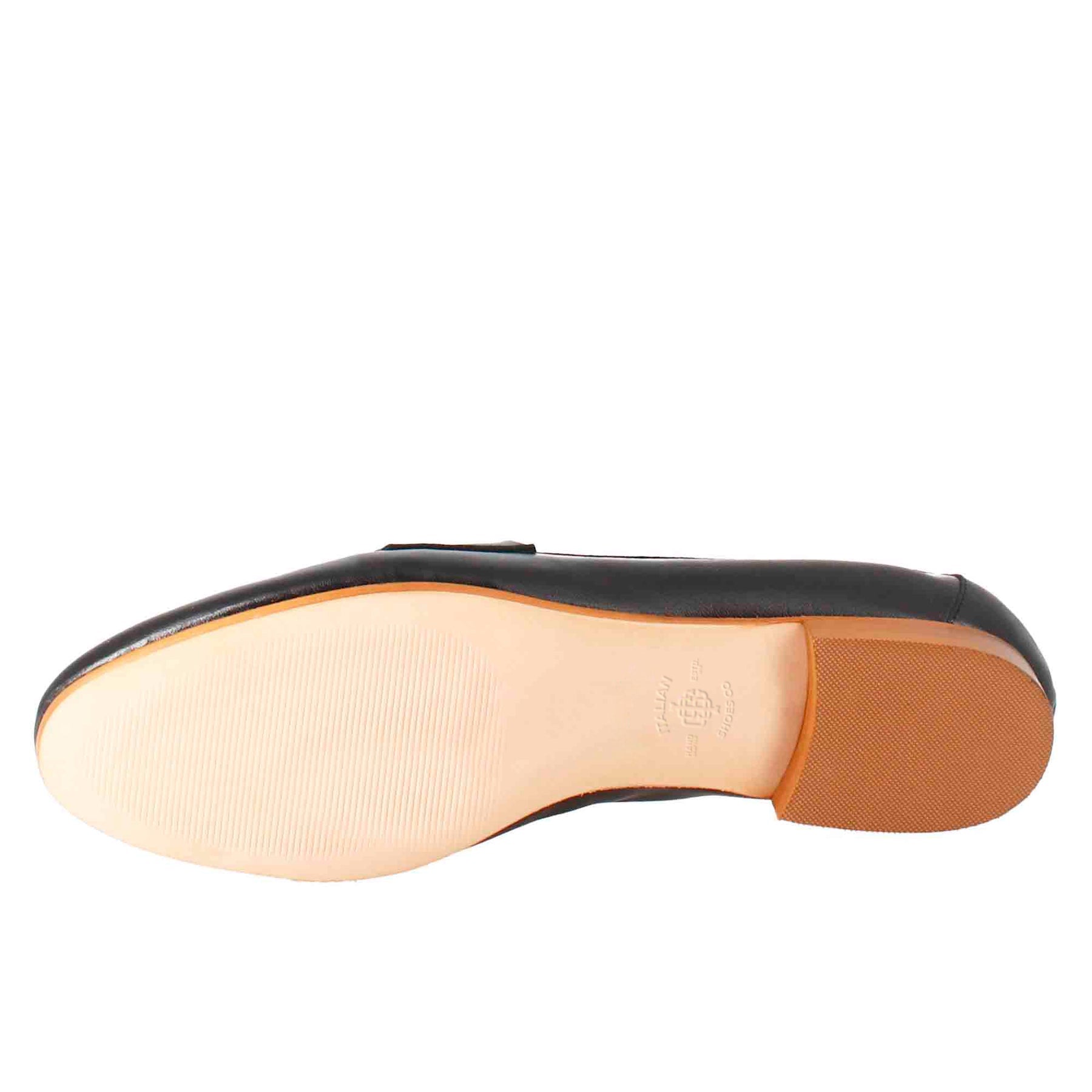Black Leather Flexible Moccasin