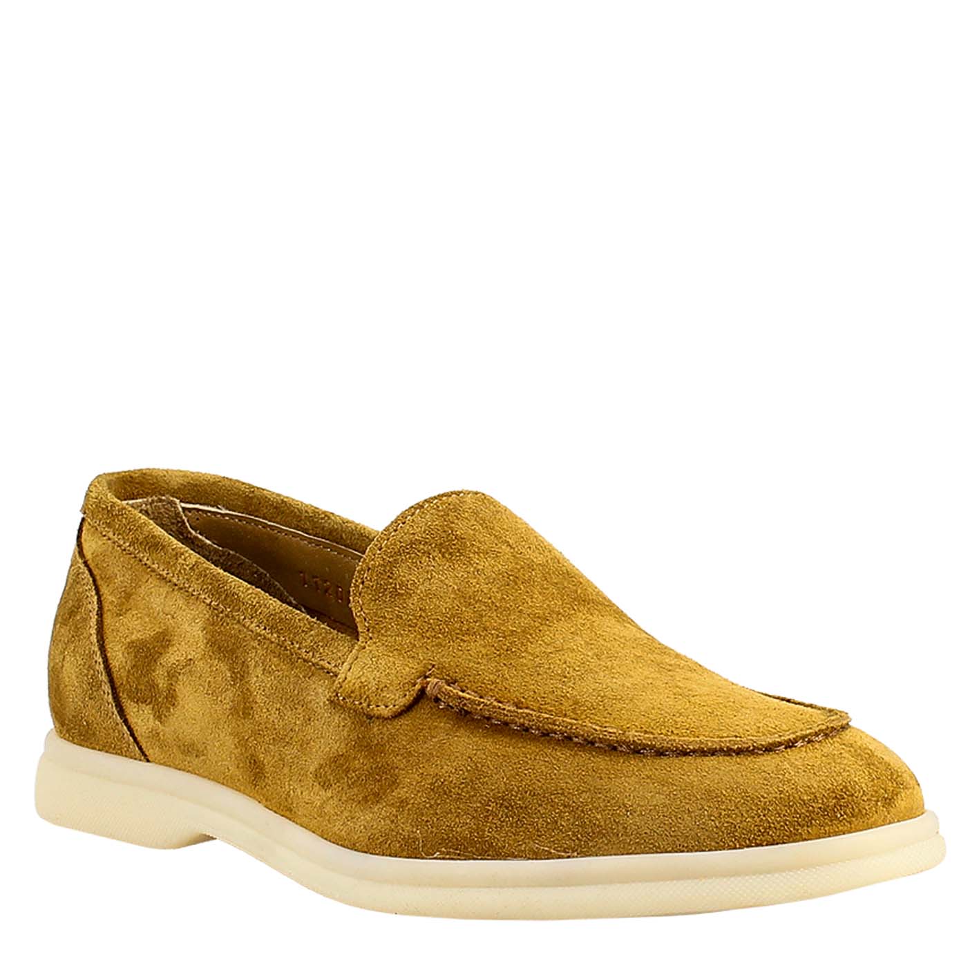 Brown Suede Flexible Women's Loafers