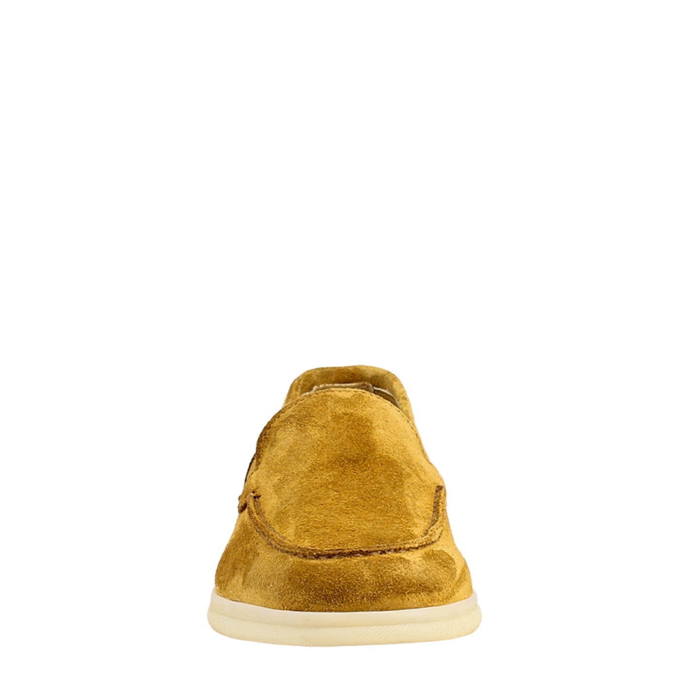 Brown Suede Flexible Women's Loafers