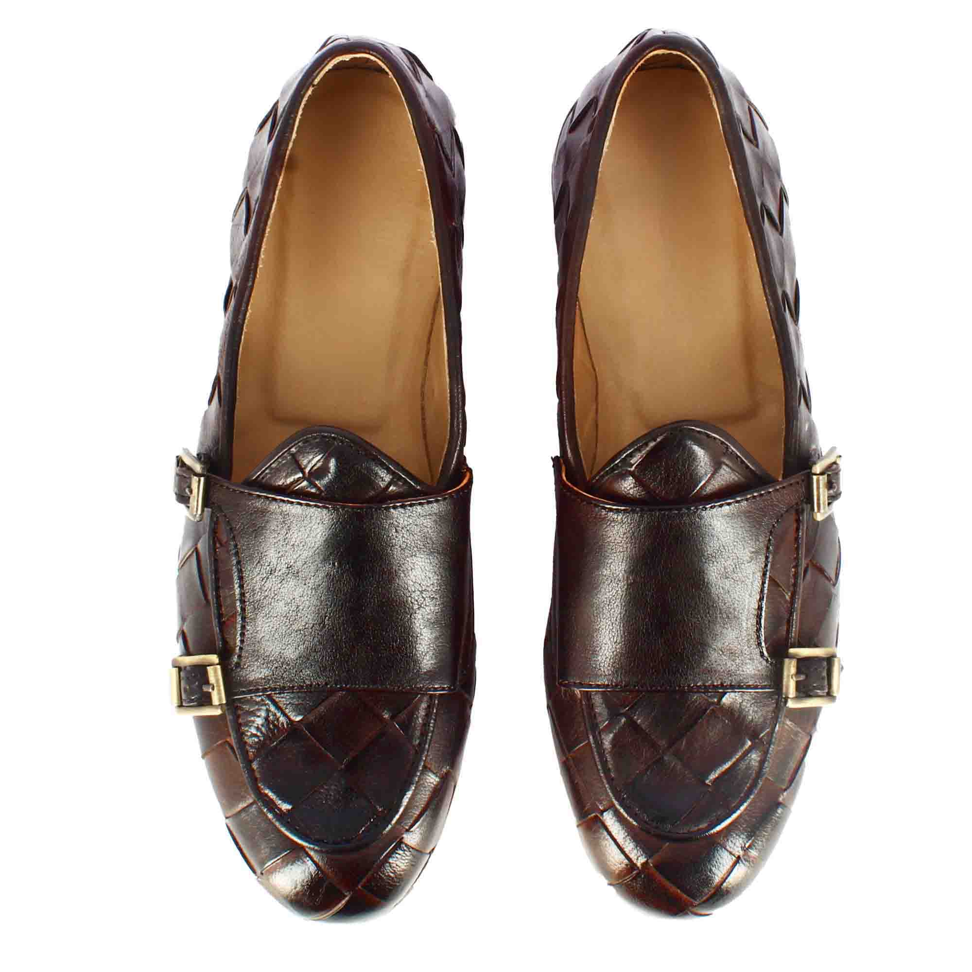 Moccasin With Double Golden Buckle