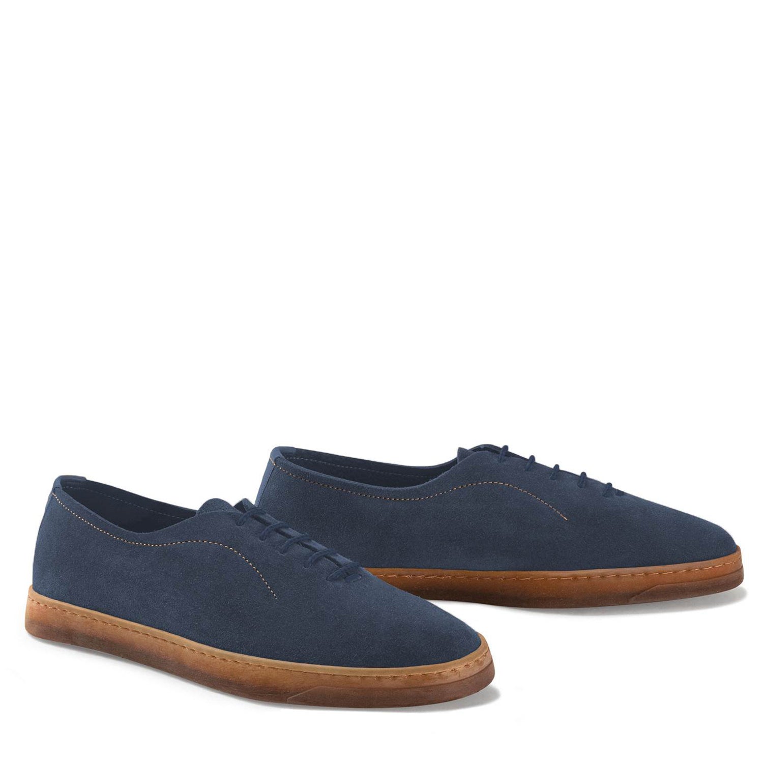Pilat Suede Calf Leather Denim Sneakers