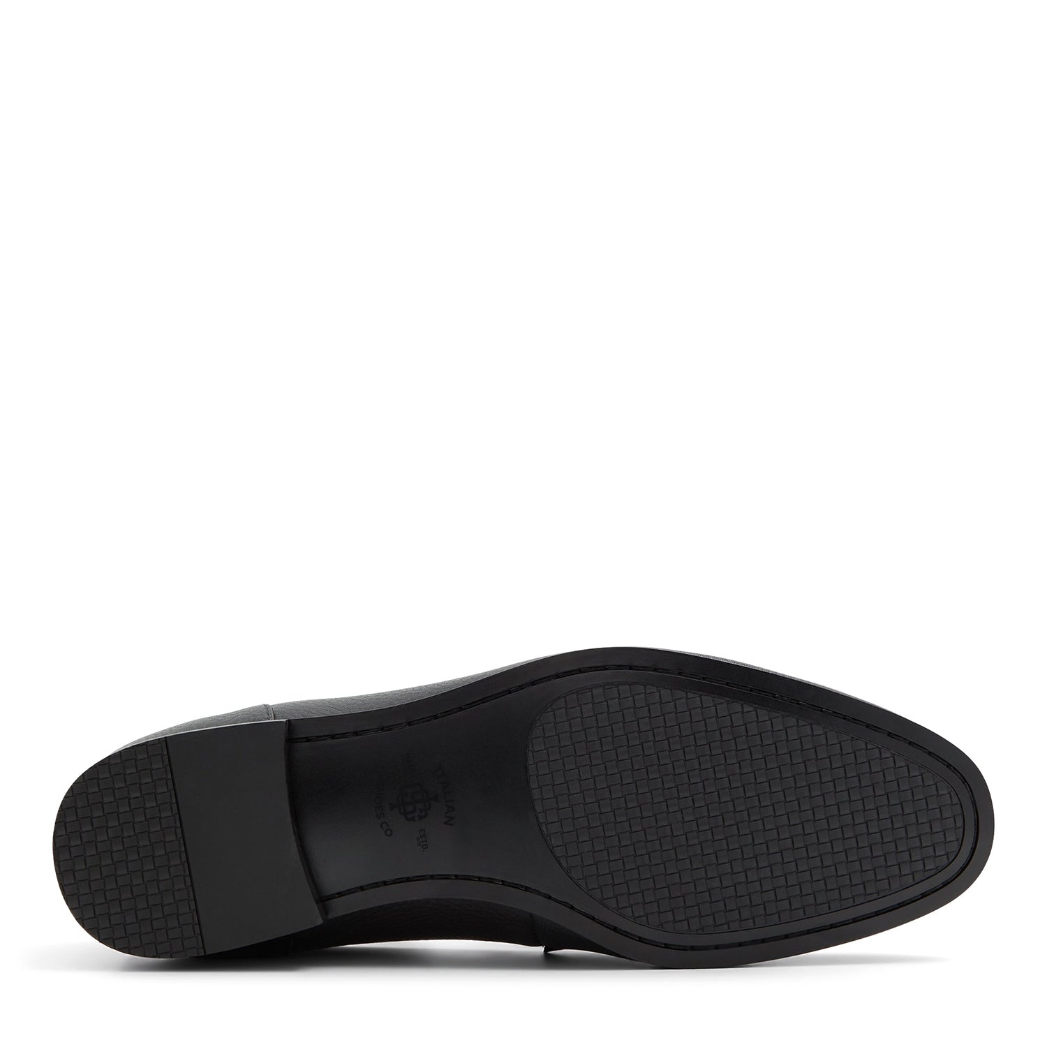 Black Leather Top Braided Loafers