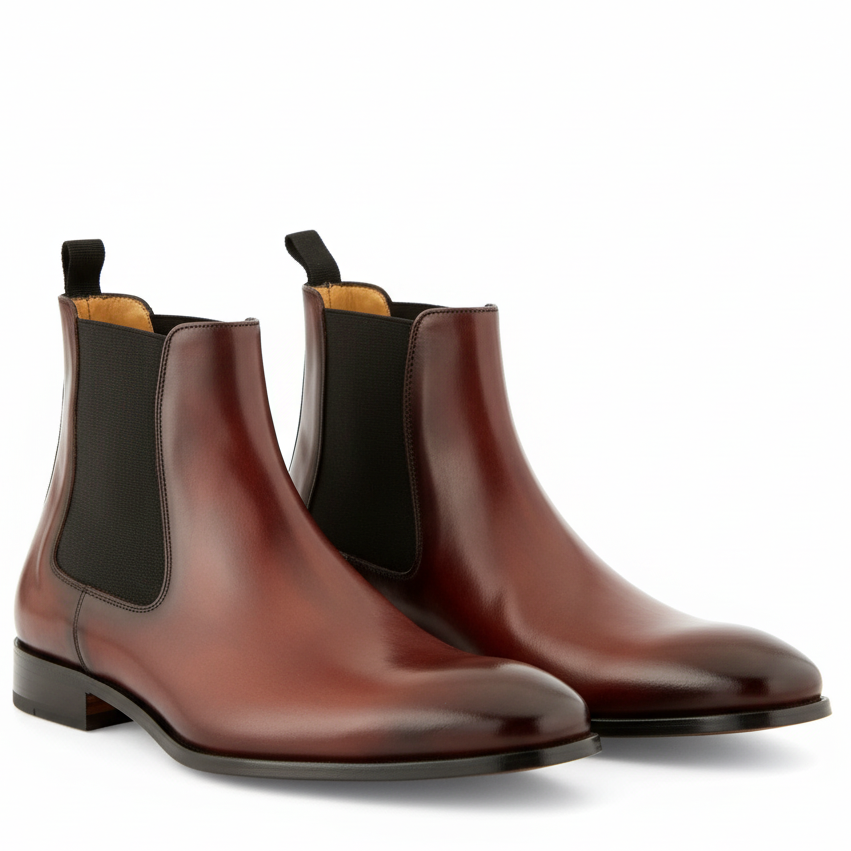 Classic Chelsea Round Toe Boots