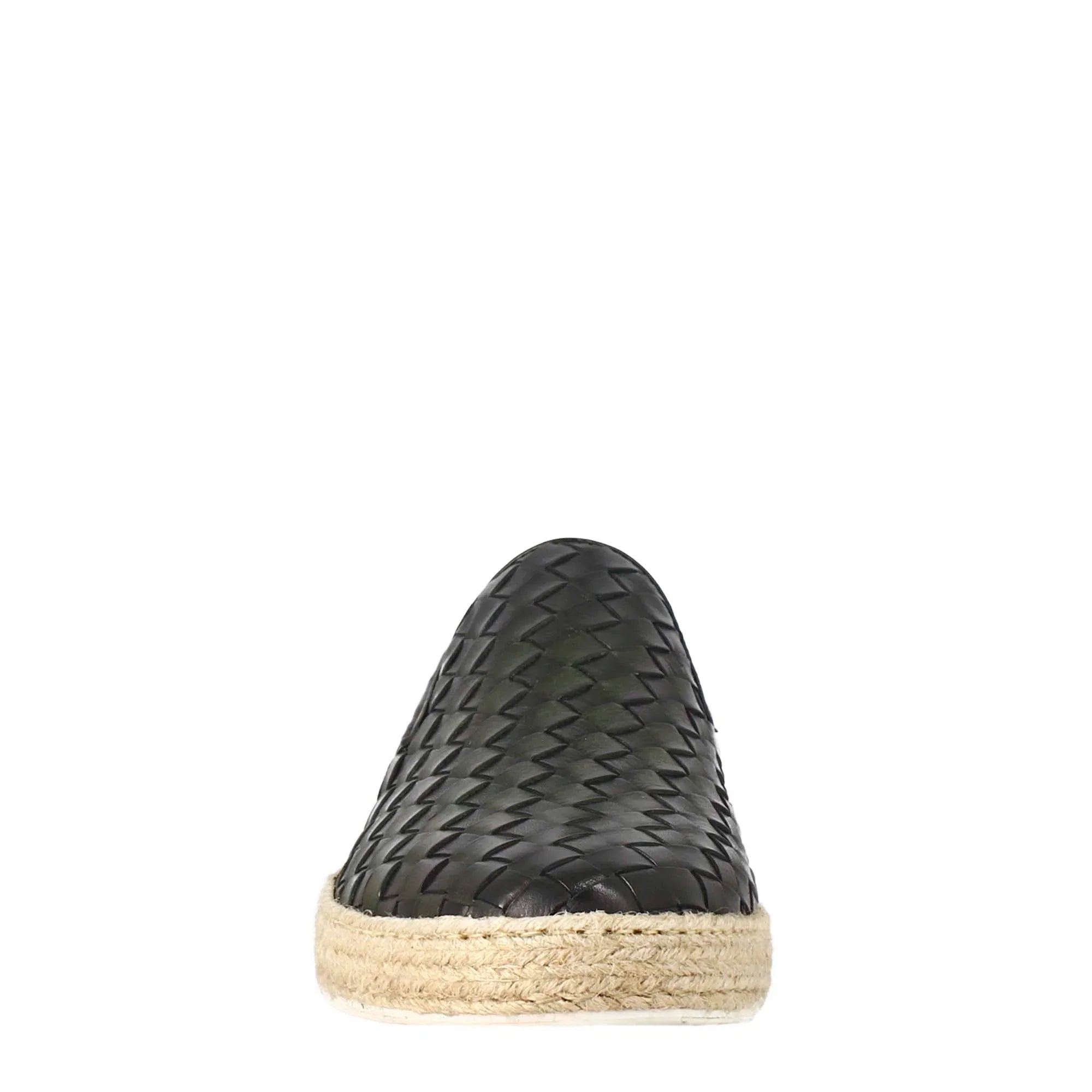 Black Sneakers in woven leather