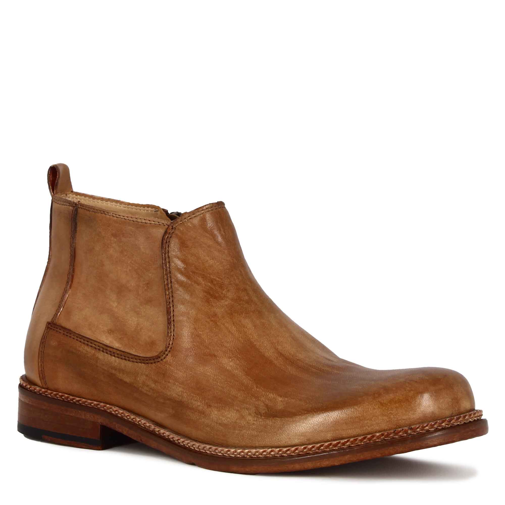 Handmade Leather Ankle Boots