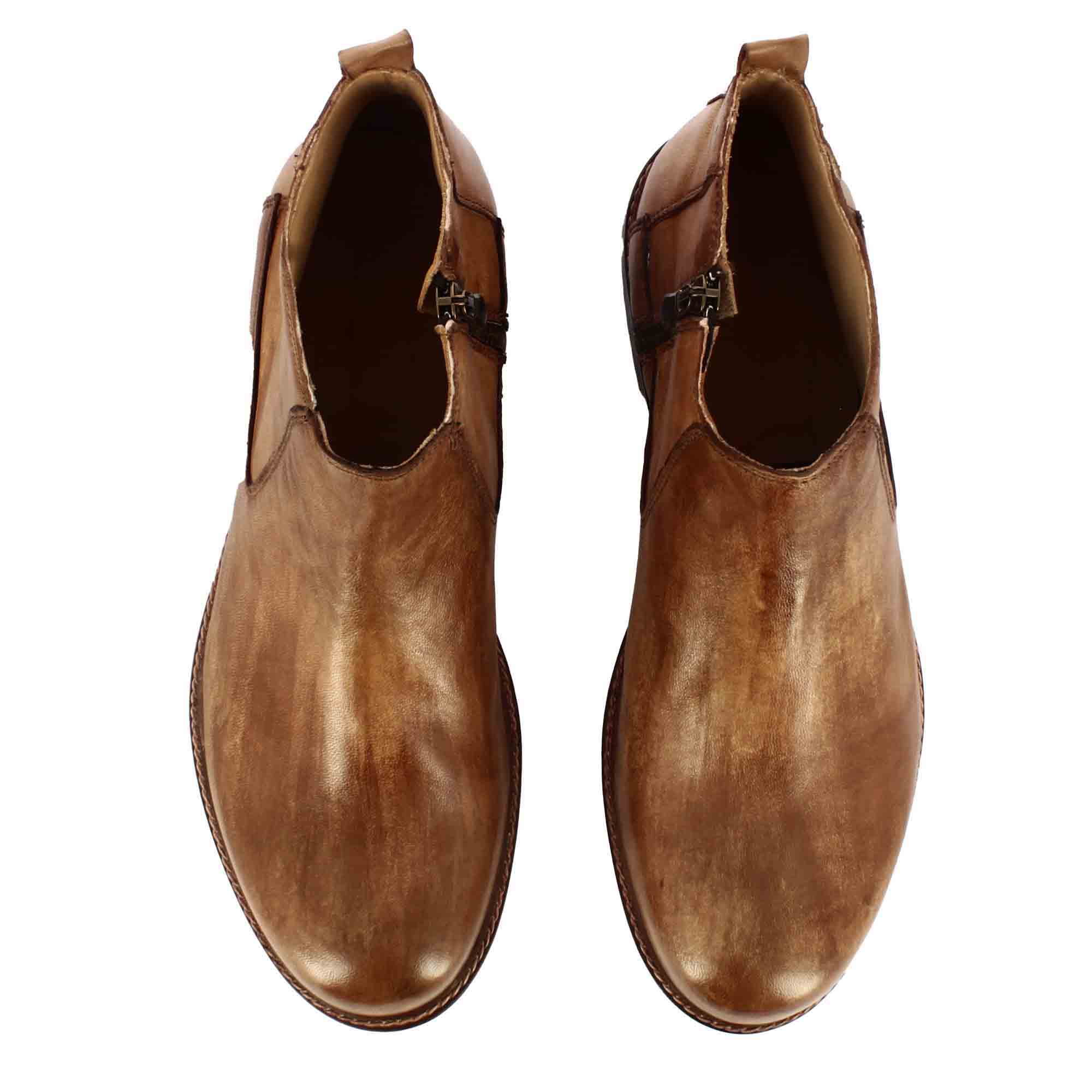 Handmade Leather Ankle Boots