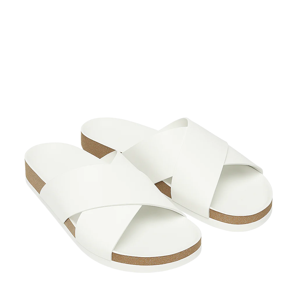 Pure Elegance Tan Leather Slipper