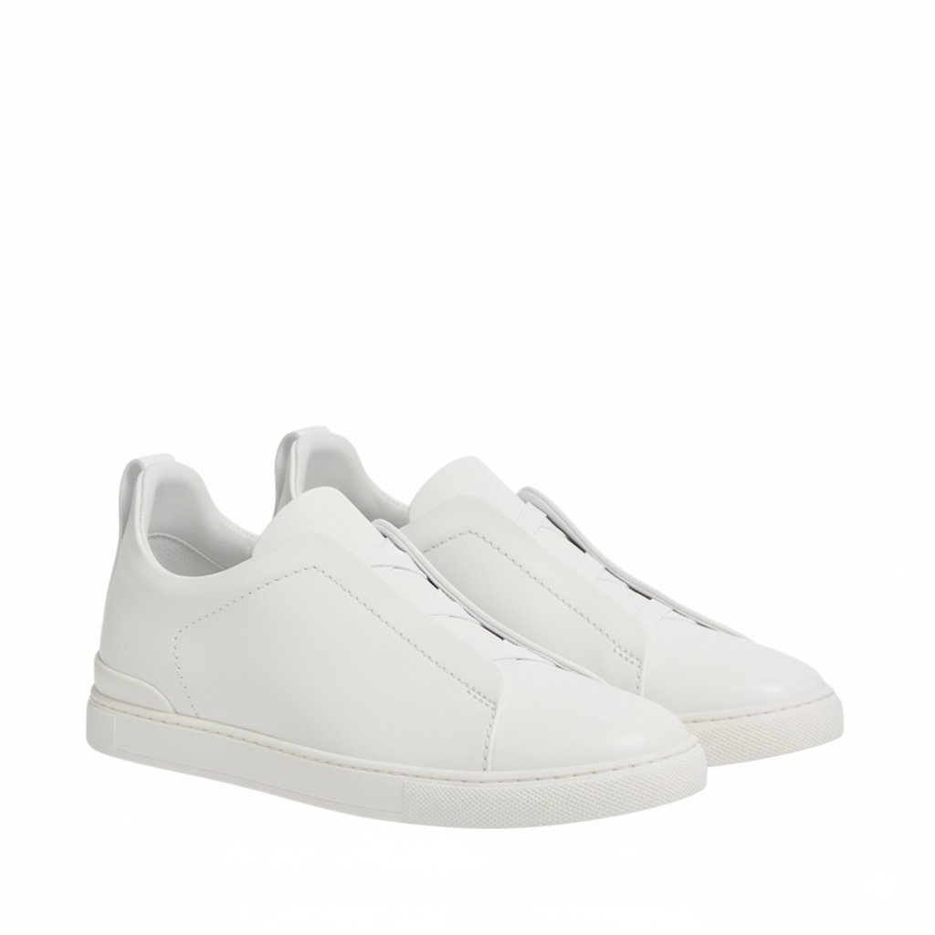 Luxury Edition Triple Stitch Leather Sneaker for Men s