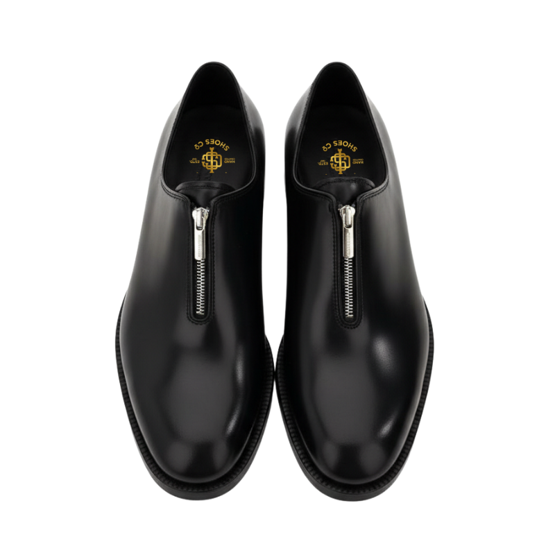 Italian Metallic Zipper Oxford